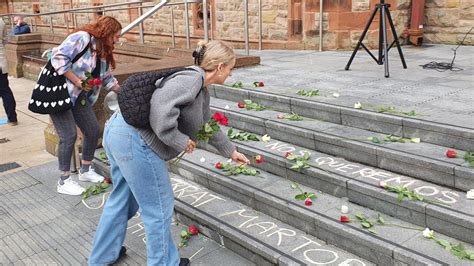 Derry vigil held to remember Montserrat Martorell .